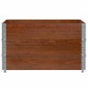 Colliers de palette 3 pcs marron 100x100 cm bois de pin solide 509166509166