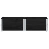 Jardinière noir 150x50 cm bois massif de pin 509168509168