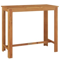 Ensemble de bar de jardin 7 pcs marron bois massif acacia rotin 509176509176