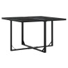 Ensemble à manger de jardin coussins 5pcs noir résine tressée 509177509177