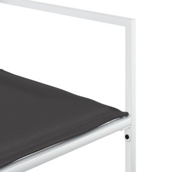 Ensemble à manger de jardin avec coussins 9 pcs blanc textilène 509178509178