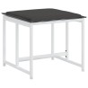 Ensemble à manger de jardin avec coussins 11pcs blanc textilène 509180509180