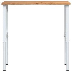 Établi marron clair 100x60x(71,5-98) cm bois de chêne massif 509206509206