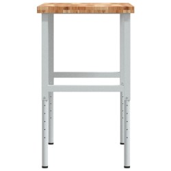 Établi 100x60x(73-99,5) cm bois de chêne massif rectangulaire 509207509207