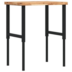 Établi 80x60x(73-99,5) cm bois de chêne massif rectangulaire 509208509208