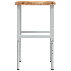 Établi 80x60x(73-99,5) cm bois de chêne massif rectangulaire 509209509209