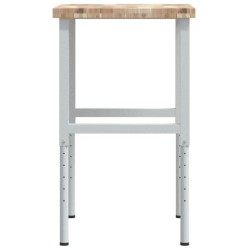 Établi 80x60x(73-99,5) cm bois de chêne massif rectangulaire 509210509210