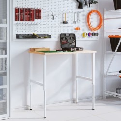 Établi 100x60x(71,5-98) cm bois massif de hêtre rectangulaire 509212509212