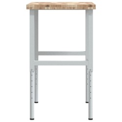 Établi 100x60x(73-99,5) cm bois de chêne massif rectangulaire 509213509213