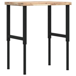 Établi 80x60x(73-99,5) cm bois de chêne massif rectangulaire 509214509214