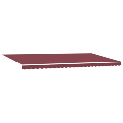 Auvent manuel rétractable bordeaux 600x300 cm 509230509230