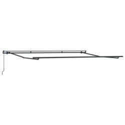 Auvent manuel rétractable marron 500x300 cm 509233509233