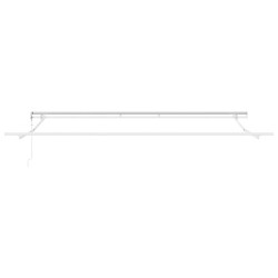 Auvent rétractable automatique anthracite et blanc 450x300 cm 509234509234