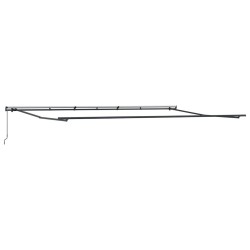 Auvent manuel rétractable marron 600x300 cm 509236509236