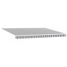 Auvent rétractable automatique anthracite et blanc 450x300 cm 509240509240