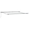 Auvent rétractable automatique anthracite et blanc 450x300 cm 509240509240