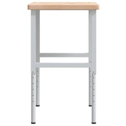 Établi 100x60x(73-99,5) cm bois de chêne massif rectangulaire 509244509244