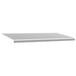 Auvent manuel rétractable anthracite et blanc 600x300 cm 509249509249