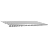 Auvent manuel rétractable anthracite et blanc 600x300 cm 509249509249