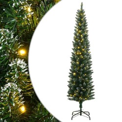 Sapin de Noël artificiel mince 300 LED 210 cm 509268509268