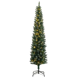Sapin de Noël artificiel mince 300 LED 210 cm 509268509268