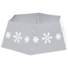 Jupe de sapin de Noël Argenté et blanc Ø68x25 cm 509284509284
