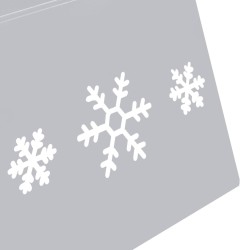 Jupe de sapin de Noël Argenté et blanc Ø68x25 cm 509284509284