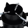 Support de sapin de Noël Noir 47x47x13,5 cm 509286509286