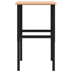 Établi 100x60x(71,5-98) cm bois massif de hêtre rectangulaire 509297509297