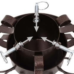 Support de sapin de Noël Cuivre antique 29x29x15,5 cm 509304509304