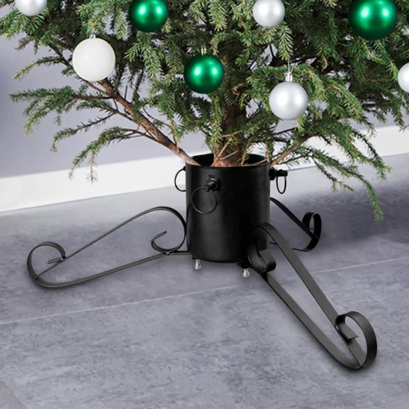 Support de sapin de Noël Noir 58x58x21 cm 509306509306