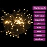 Set de boules de Noël avec pic et 150 LED 60 pcs Doré rose 509319509319