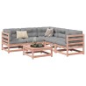 Salon de jardin 6 pcs et coussins bois massif sapin de douglas 509336509336