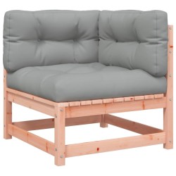 Salon de jardin 5 pcs et coussins bois massif sapin de douglas 509343509343