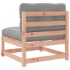 Salon de jardin 5 pcs et coussins bois massif sapin de douglas 509343509343