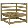 Salon de jardin 7 pcs bois de pin imprégné 509348509348