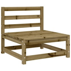 Salon de jardin 7 pcs bois de pin imprégné 509348509348