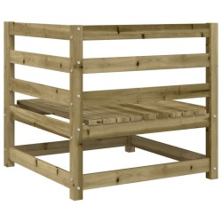 Salon de jardin 7 pcs bois de pin imprégné 509348509348
