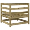 Salon de jardin 7 pcs bois de pin imprégné 509348509348