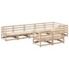 Salon de jardin 8 pcs bois de pin massif 509358509358