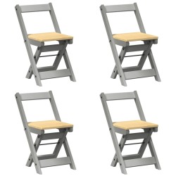 Ensemble à manger papillon 5 pcs Corona pliable gris bois pin 509368509368