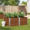 Jardinière marron 150x100 cm bois massif de pin 509370509370