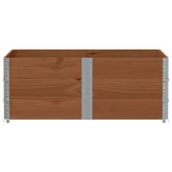 Jardinière marron 150x100 cm bois massif de pin 509370509370