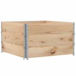 Jardinière 100x100 cm bois de pin massif 509371509371