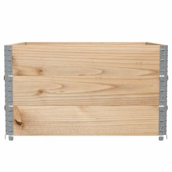 Jardinière 100x100 cm bois de pin massif 509371509371