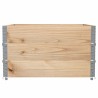 Jardinière 100x100 cm bois de pin massif 509371509371