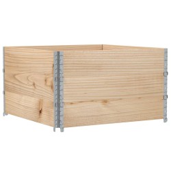 Jardinière 100x100 cm bois de pin massif 509371509371