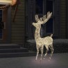 Renne de Noël XXL Acrylique 250 LED 180 cm Blanc chaud 509373509373