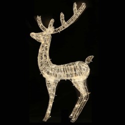 Renne de Noël XXL Acrylique 250 LED 180 cm Blanc chaud 509373509373