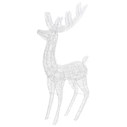 Renne de Noël XXL Acrylique 250 LED 180 cm Blanc chaud 509373509373